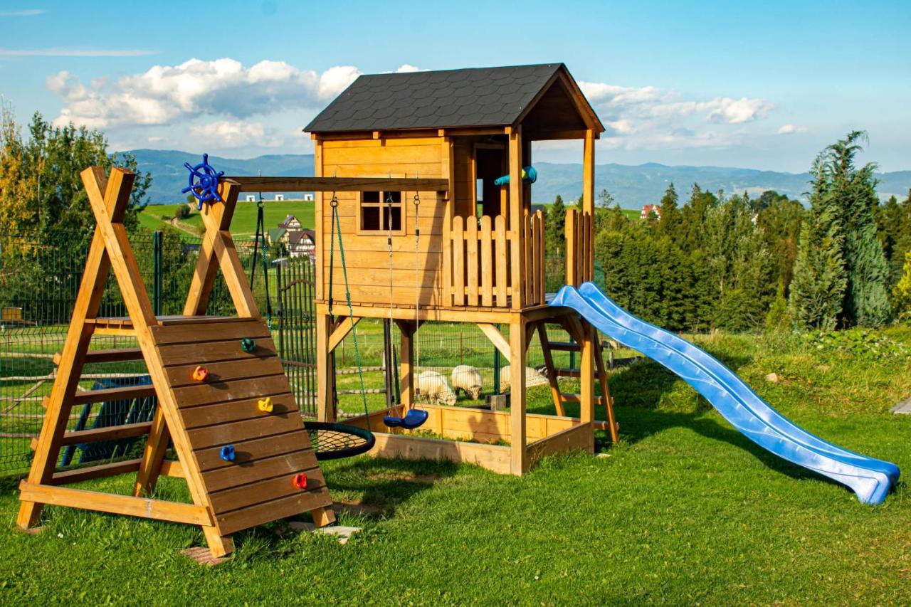 Podhalanski Dworek Z Jacuzzi Leśnica Exterior foto
